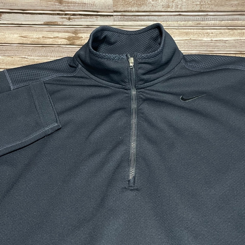 Nike DRI-FIT Pullover Long Sleeve Top Activewear Mens L See‎ Pics